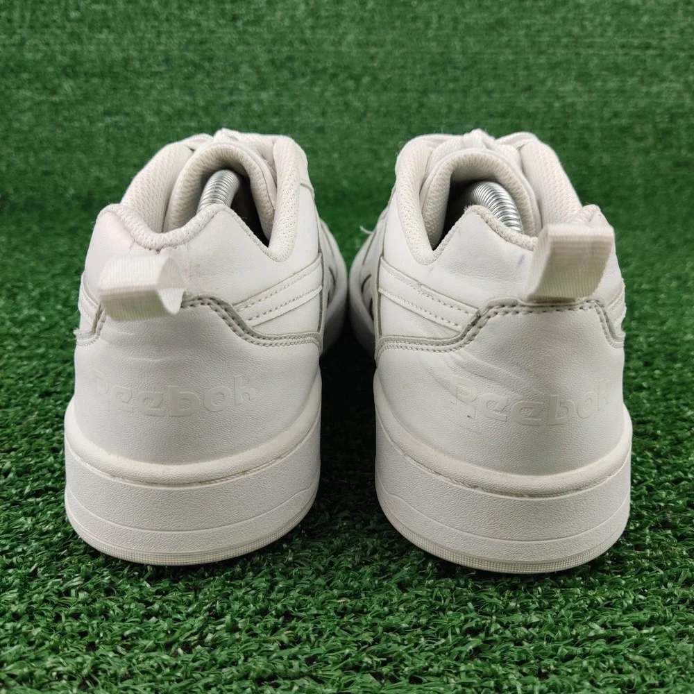 Reebok Sneakers Womens 5 White Royal Techque T Low Top Leather FV2405 Classic - Picture 4 of 9